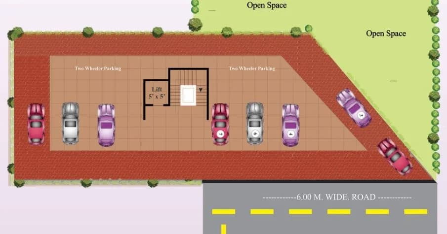 City Next Omkar Annex — Car Parking Plan