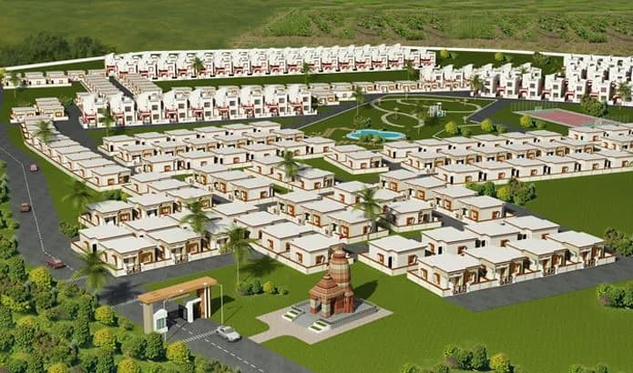 Evos Sabuja Vihar — Aerial View