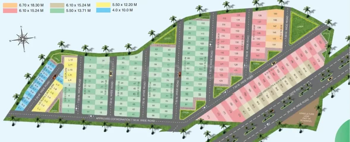 JDN Kasturi Smart City, Bagli