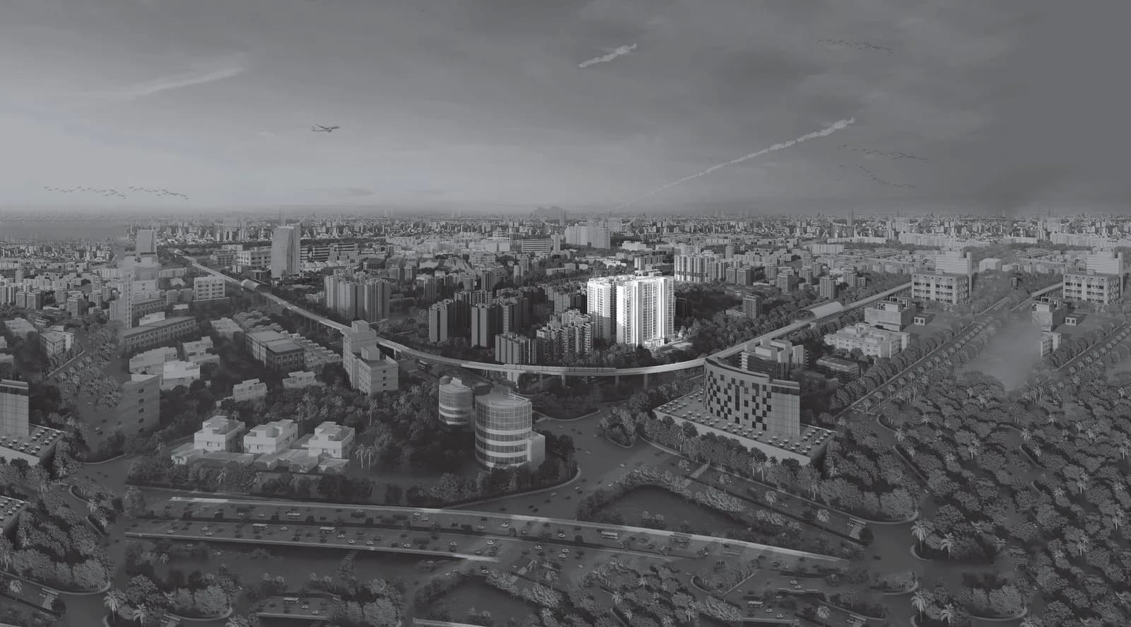 Suncity Platinum Towers, MG Road