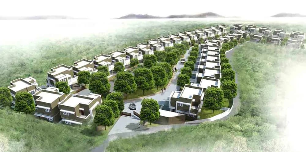 PJ Homes Garden View — Aerial View