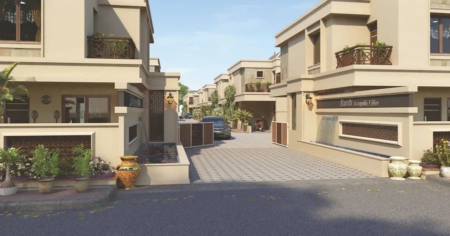 Earth Acropolis Villas, Vasna Bhayli Road