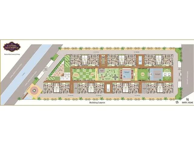 Happy Homes Capital Skyscrapper, VIP Road Vesu