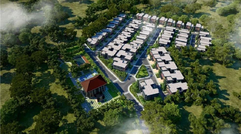 Synthite Ginger County — Ariel view