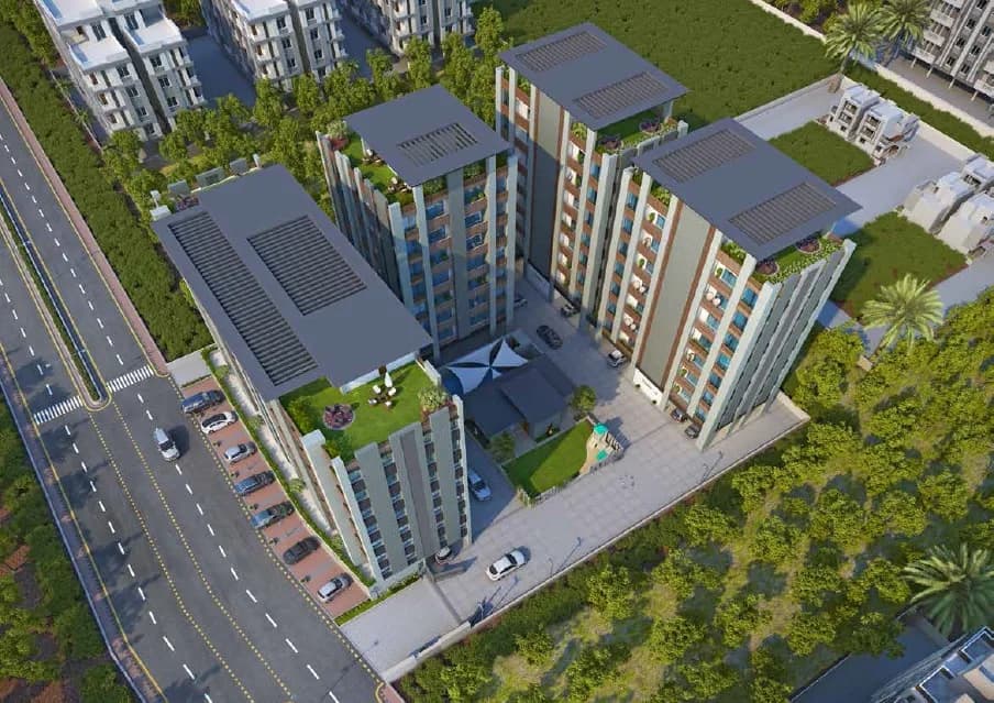 Vraj Green Leaf Exotica, Vasna Bhayli Road