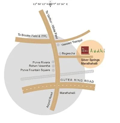 Aadhi Apartments — Location Plan