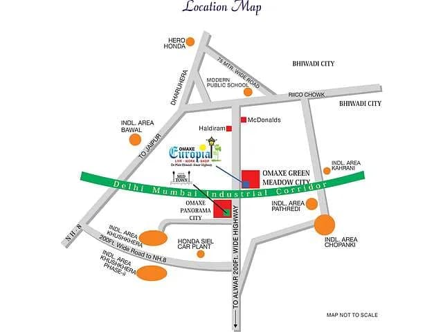 Omaxe Europia, Alwar Bypass Road