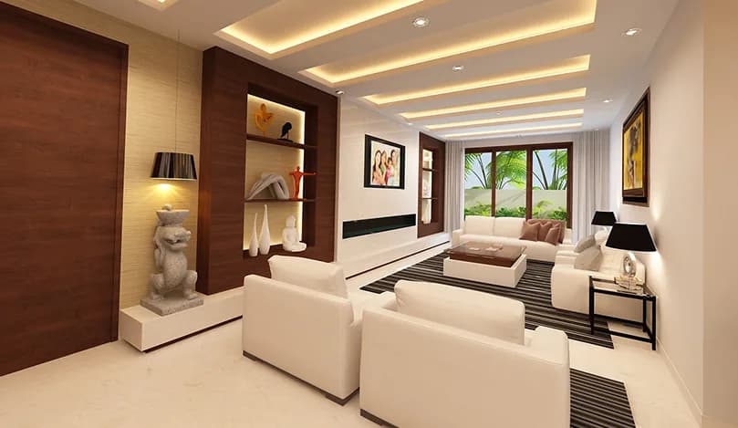 Karan Madrid Residences — Artistic Living Area