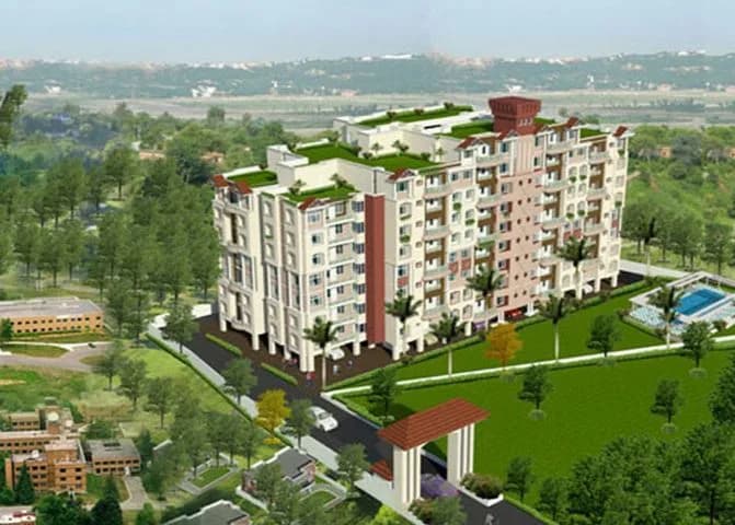 Horizon River Castle — Aerial view