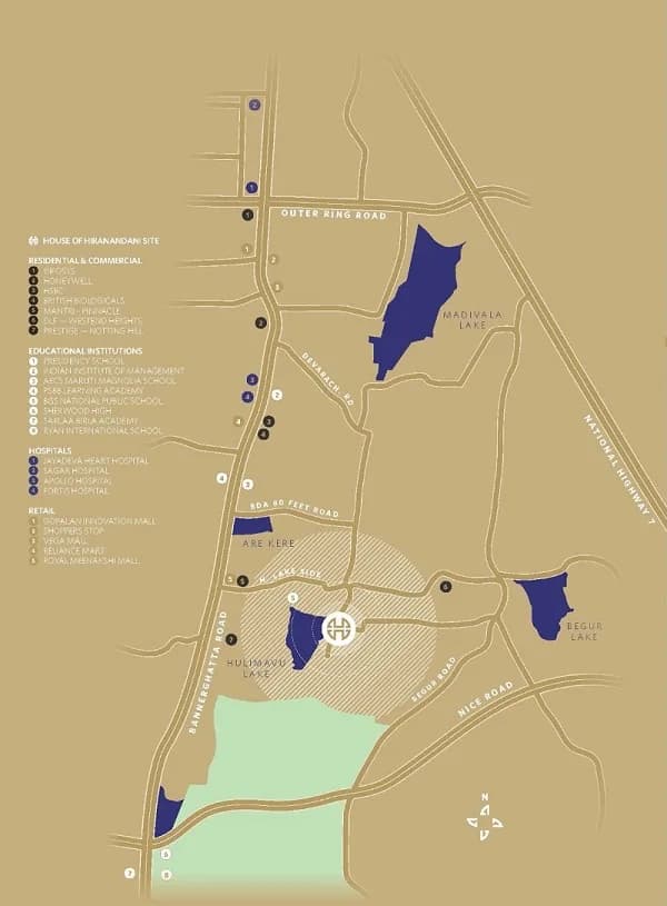 Hiranandani Edenhall — Location