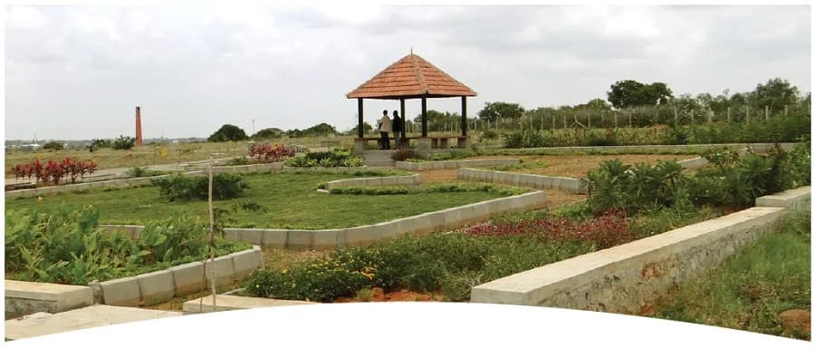 Leocity Bagalur Heights — Garden Area