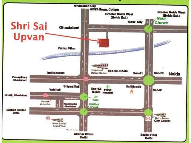 Shri Sai Upvan — Location Plan