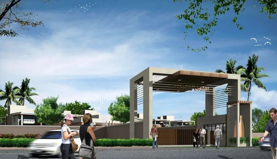 Sunlight Abason Notun Gram — Entrance