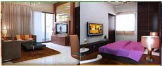 IHPL La Crest — Artistic Living and Bedroom