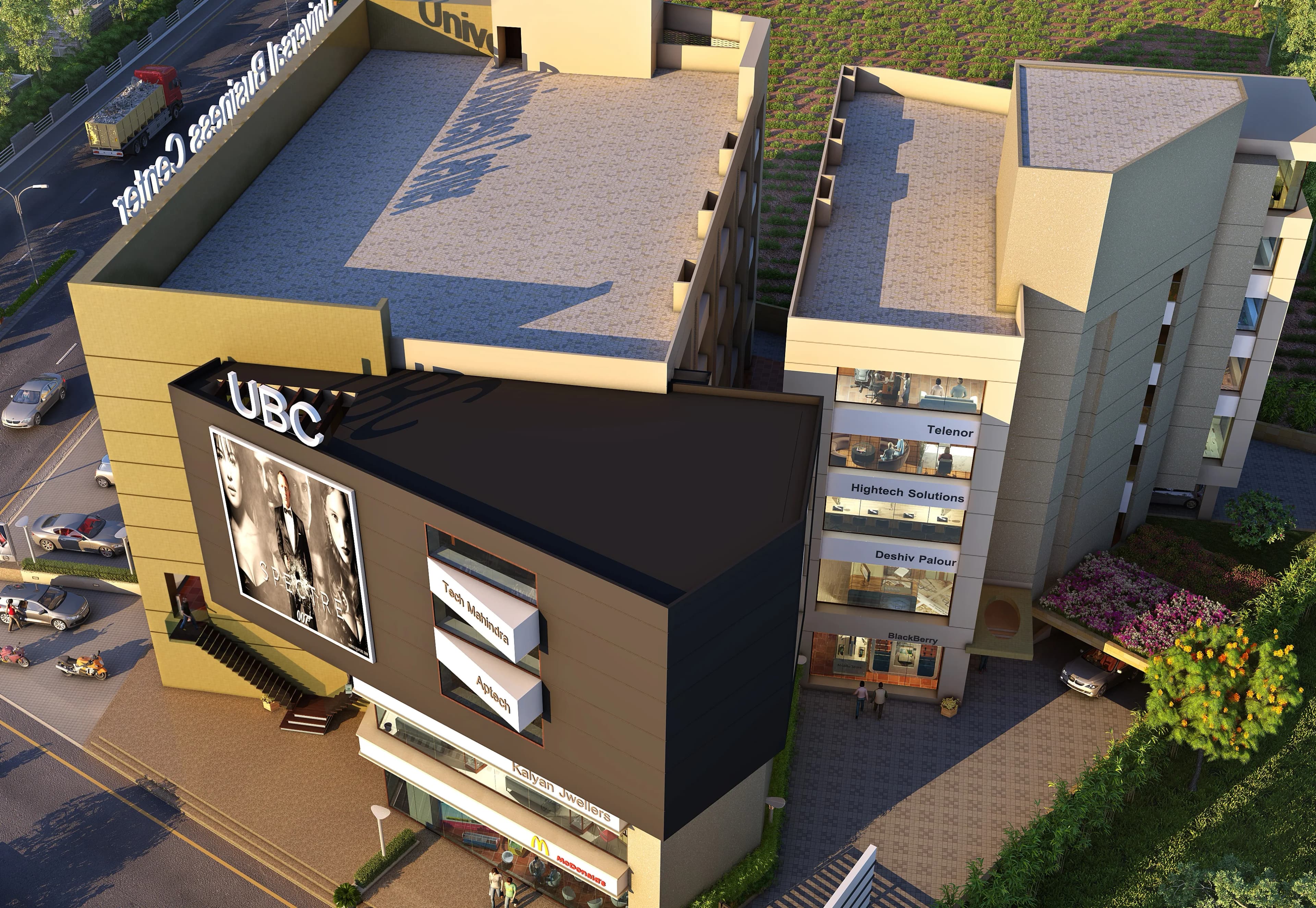 Universal Business Centre, Adajan