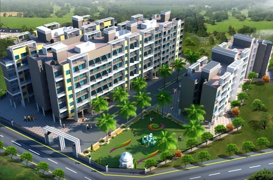 Tirupati Balaji Kashish Park — Bird Eye View