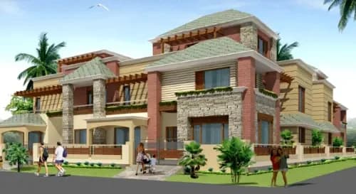 Janpath Villas — Second Elevation