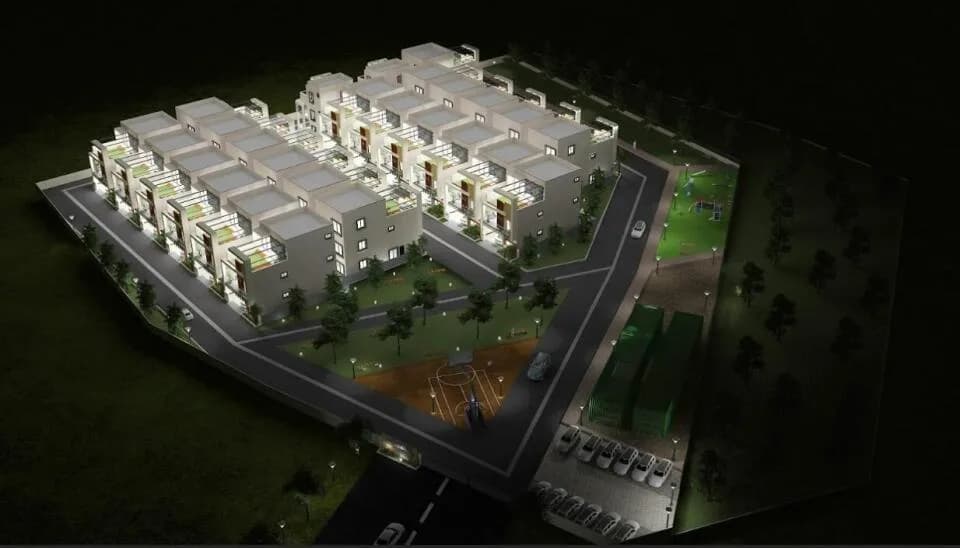 S and S AR Villas — Aerial View