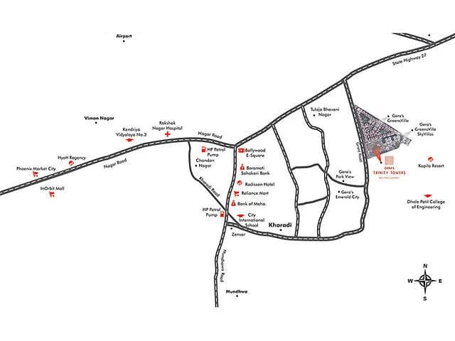 Gera Trinity Towers, Kharadi