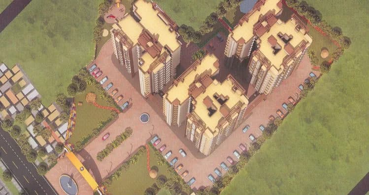 Chandak Imperial Heights — Aerial view