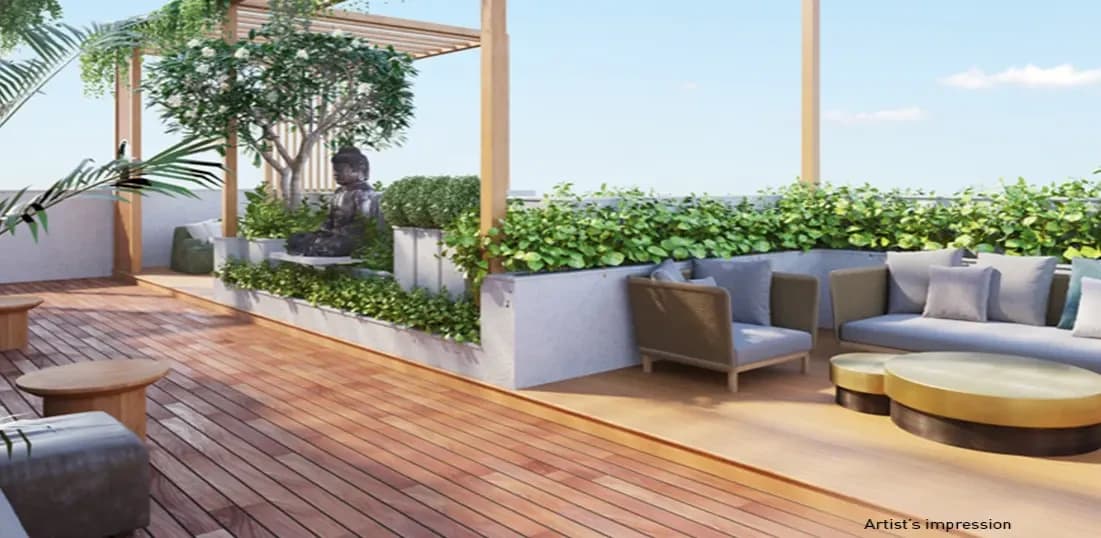 Lodha Unica — Terrace Garden