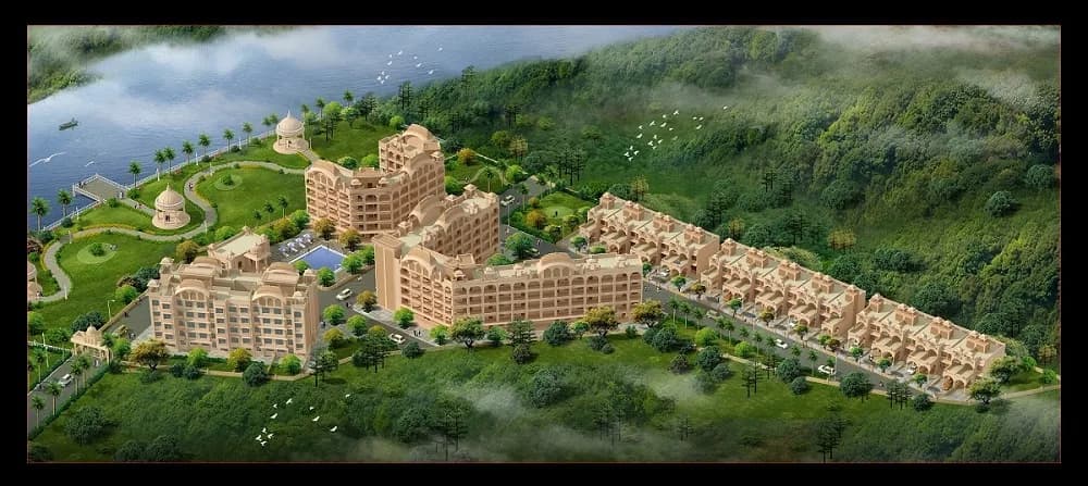 Sai River Palace — Aerial view