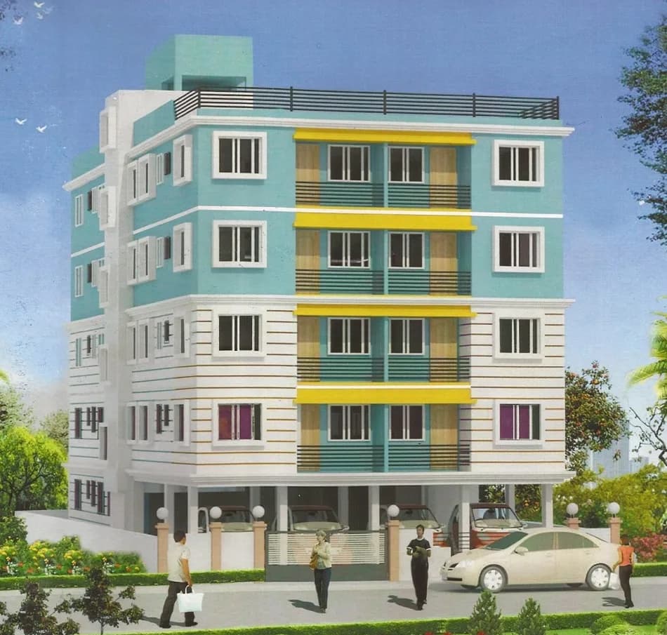 Snow Blue Shantikunj Apartment, Arjunpur