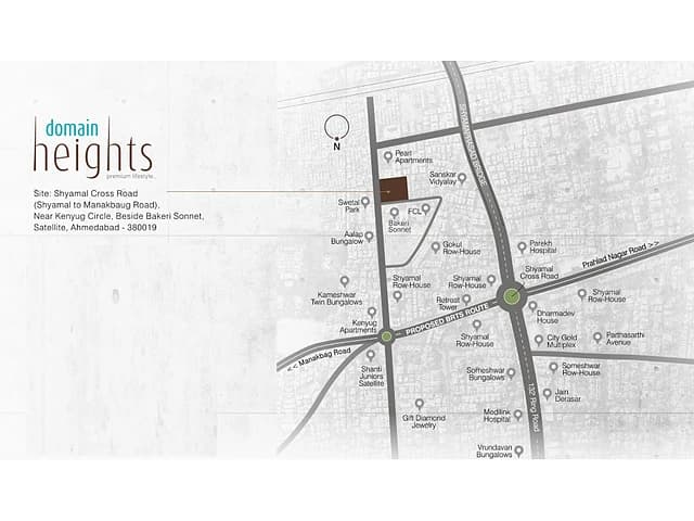 Domain Heights, Satellite