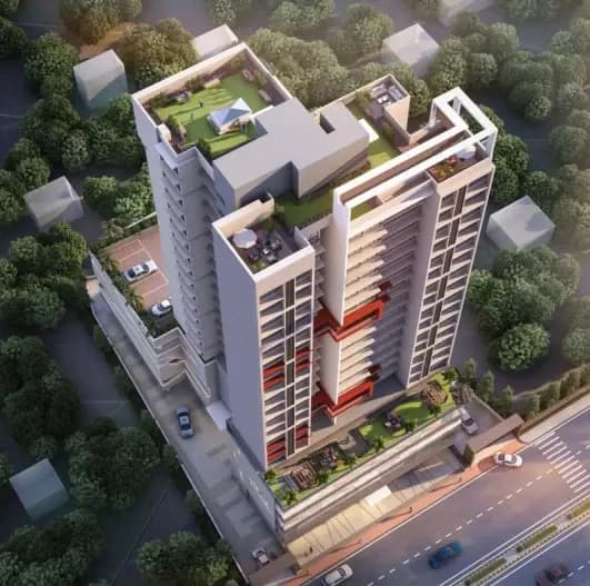Mahavir Majesty — Aerial View