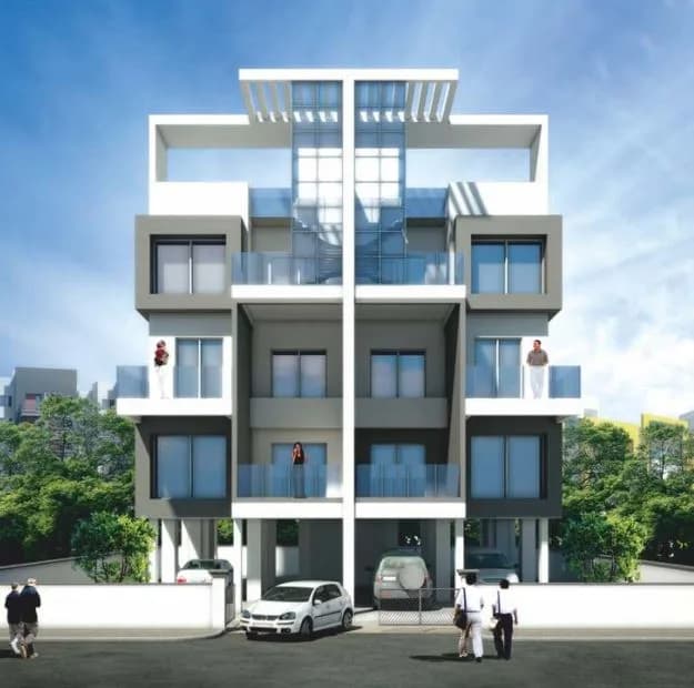 Elysia Apartments — Front View