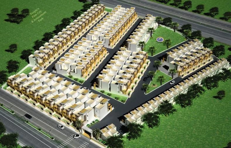 Mansa Builders Vaidyanath City — Aerial View