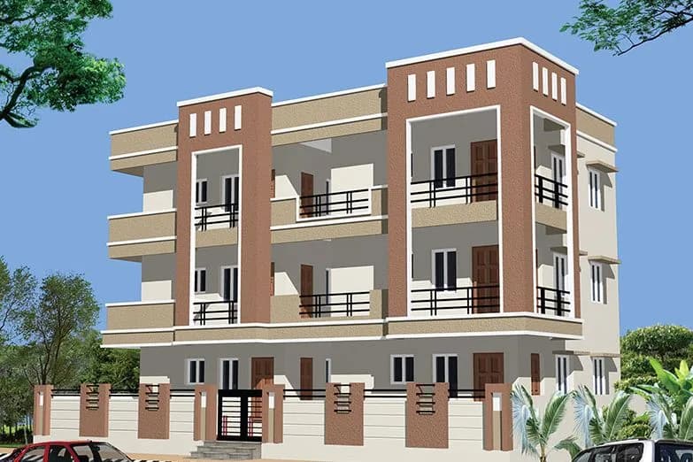 Raghava Jagannadhapuram Colony — Artistic Elevation
