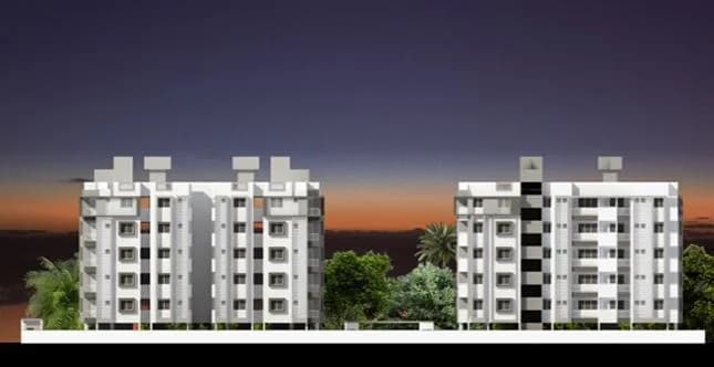 Tulsi Pavan Residency — Night view