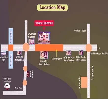 Vikas Cinemall, Shahdra