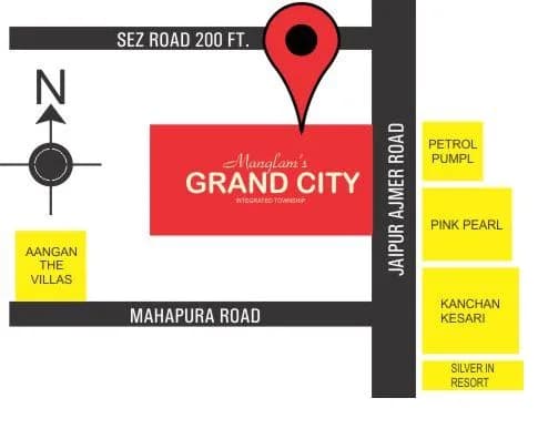 Manglams Grand City, Ajmer Road