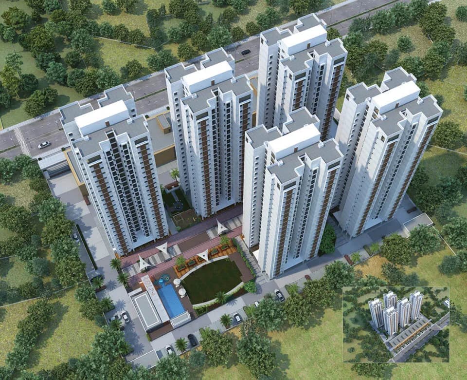Laxmi Sky City — Aerial View