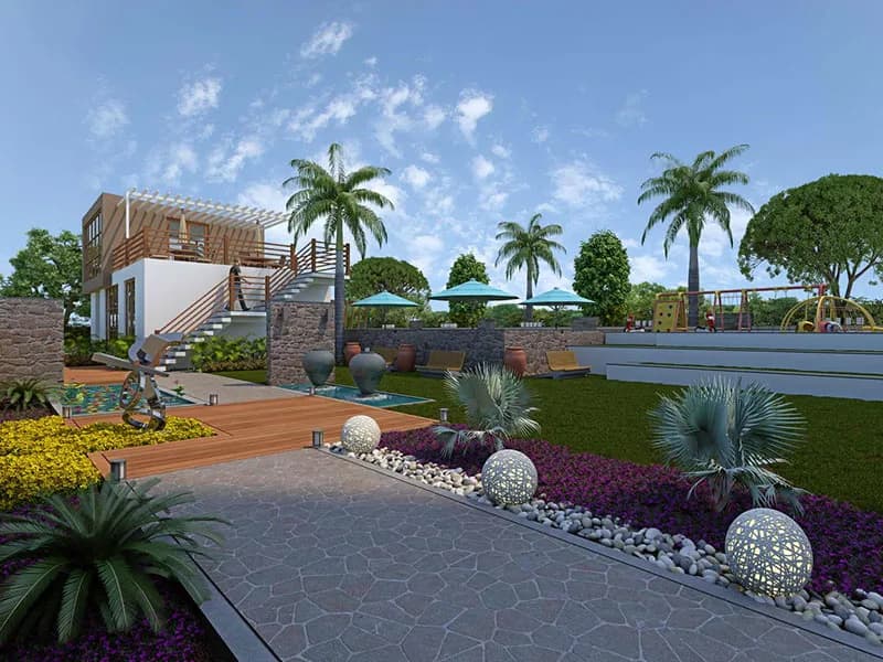 Mont Vert Lumiere — Garden Area
