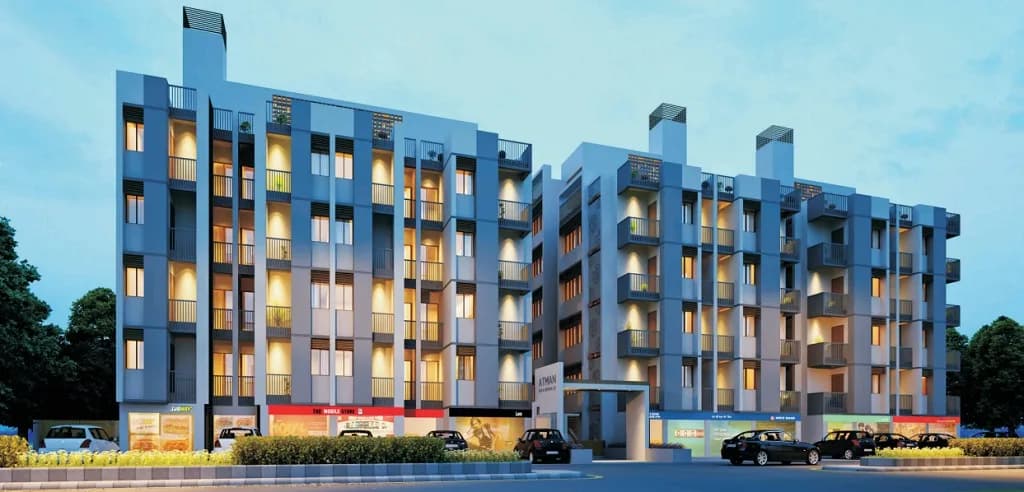 Atman Residency — Artistic Front View
