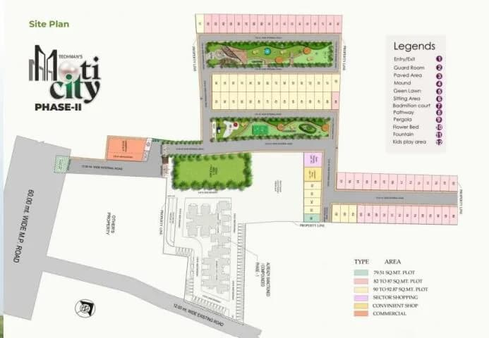 Techman Moti CIty Phase 2, Modinagar