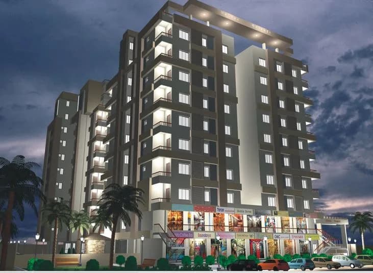 Sneh Conventure Velani Heights — Night view