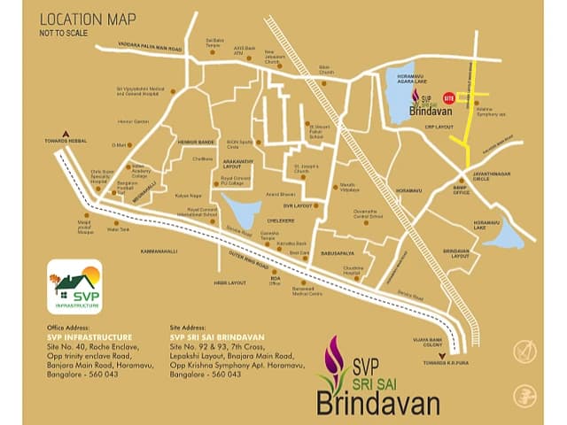 SVP Sri Sai Brindavan — Location Plan