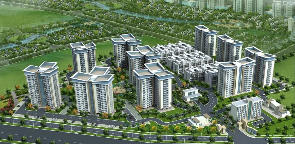 Splendor Paradise Floors — Aerial View