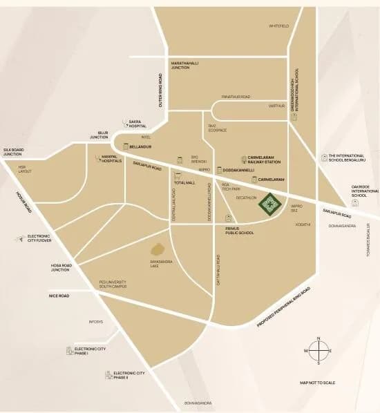 Ramsons East Park Residences — Location Plan