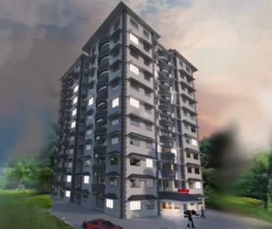 VKL Santhi Homes — Night View