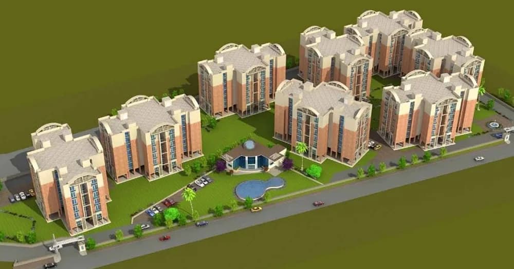 Vayu Royal Heights — Artistic Aerial View