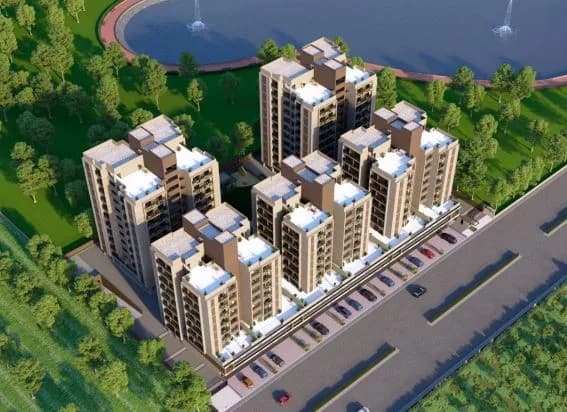 Divyajyot Sarang Lakeview — Aerial View