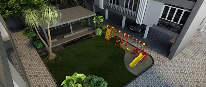 Pushpa Pushp Heights — Garden