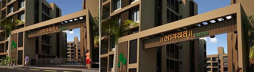 Greenscape Bhagwat Greens — Artistic Entrance