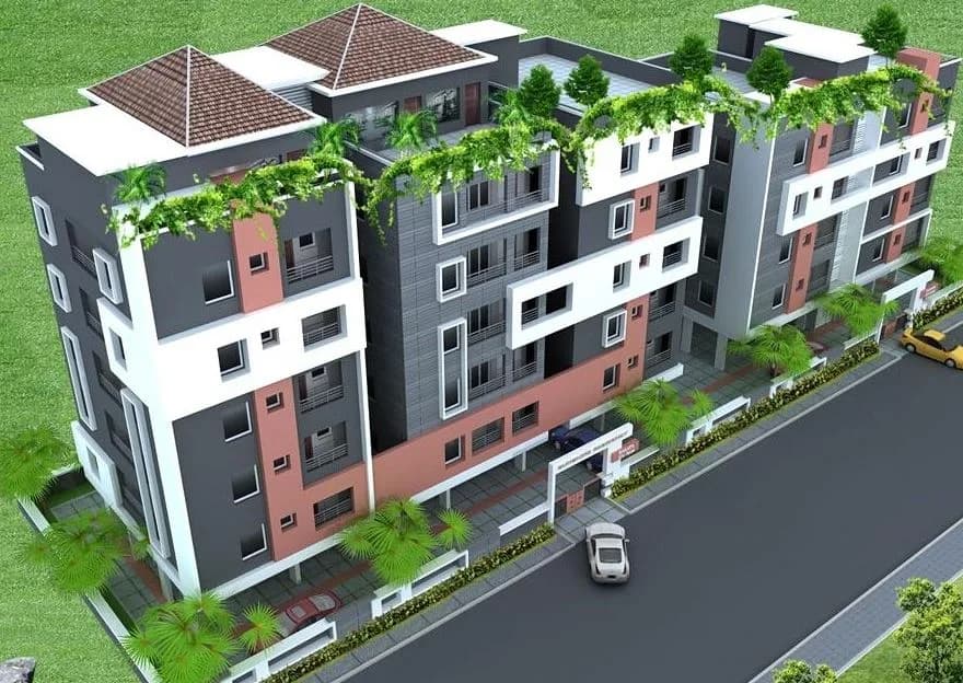 Shanta Sriram Sunshine Residency — Bird eye view