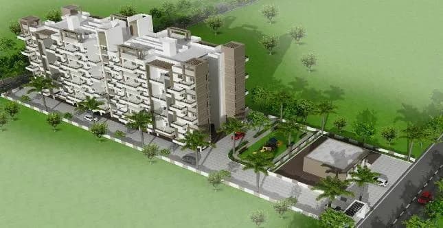 Drashti Divine Homes — ariel view